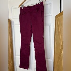 Jag Jeans Women's Skinny Jeans in Burgundy